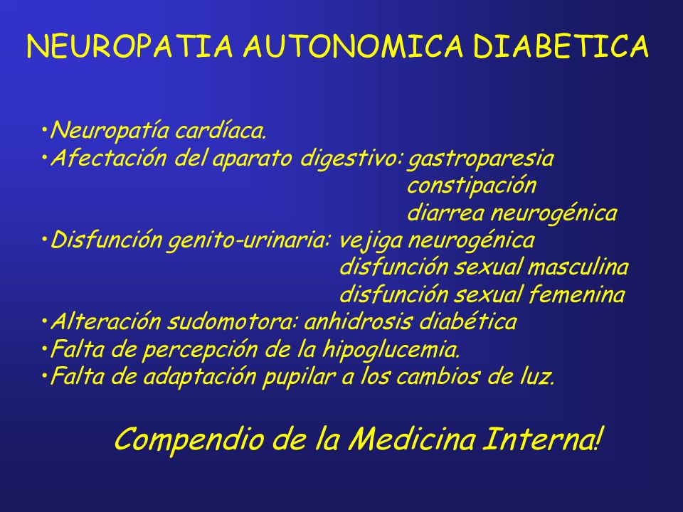 disfunción sexual de la polineuropatía diabética